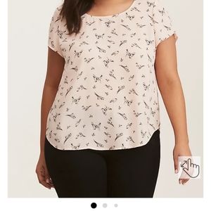 Torrid Short Sleeve Blouse